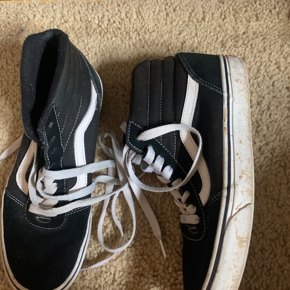 Men’s high top vans old school 7.5